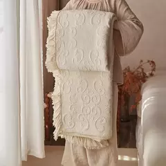 Colcha acolchoada de algodão puro lavado Cobertor de colcha de verão Cobertor de colchão, lençol com fronha, cobertor de colchão