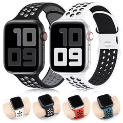 Bracelete Sport para Apple Watch, Bracelete de Silicone, iWatch Series 9, 8, SE, 7, 3, Ultra 2, 49mm, 40mm, 41mm, 42mm, 44mm - Wolf Magazine