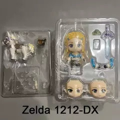 Imagem do 10cm # 1212 A Lenda de Zelda: Figura de ação Breath of The Wild Zelda # 733-DX Link Anime Figura Coleção PVC Modelo Boneca Brinquedos
