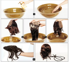 34 polegadas sintético rabo de cavalo extensão do cabelo clipe em peruca falsa peruca loira envoltório em torno da trança longo suave sobrecarga rabo de cavalo - loja online