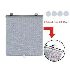 Pára-sol retrátil automotivo, Pára-sol do carro, cortinas de proteção solar, isolamento térmico, Rolling Shutter, quarto, cozinha - comprar online