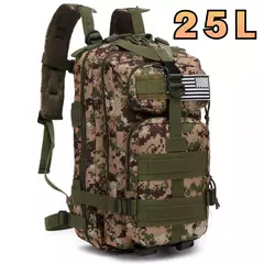 Impermeável Trekking Fishing Hunting Bag, Mochilas ao ar livre, Tactical Sports, Camping, Caminhadas Mochila resistente, 25L, 50L - loja online