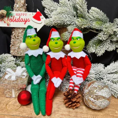 Imagem do Natal elfo boneca nova estante fada boneca artesanal monstro brinquedo de pelúcia presentes de natal 2025 ano novo festa de natal decoração do quarto