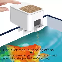 Alimentador automático inteligente wi-fi, alimentador de temporização de peixes dourados para aquário, 100ml, grande capacidade, controle por aplicativo, registros de alimentação, lembrete de alimentador de peixes - Wolf Magazine