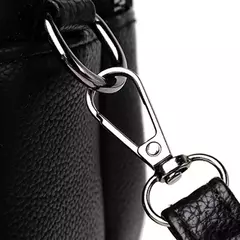 Cor sólida elegante rebite zíper bolsa de telefone móvel feminino simples cou - Wolf Magazine