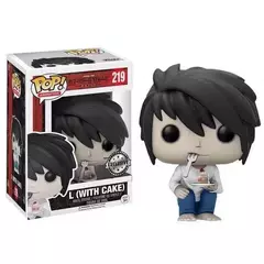 Funko pop death note brinquedos de ação figuras suspense anime personagem popular l·lawliet ryuk modelo bonito boneca ornamento crianças presentes na internet