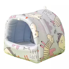 Furões Inverno Cama Dormir Casa Escondida Ouriços Gaiola Decoração Habitat 090C