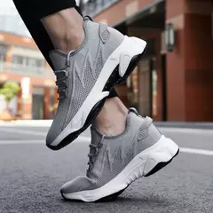 Sapatilhas para homens com aumento de altura, sapatos de elevação respiráveis, palmilha mais alta, 6cm, 10cm, verão - loja online