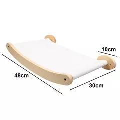 Estrutura de escalada para gatos montada na parede, 50cm, escada de escalada para gatos, rede, atividade, sisal, poste de garra para gatos, pedal interno, casa para gatos na internet