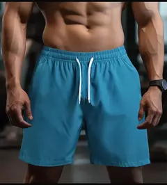 UETEEY-Calças curtas finas leves para homens, shorts masculinos com cordão, desgaste de ginástica, corrida, agachamento, fitness, secagem rápida, quente - comprar online