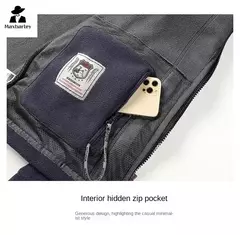 Inverno quente jaqueta de lã masculina escalada duplo engrossado bolso jaqueta ao ar livre gola alta à prova vento esqui moletom casaco masculino - Wolf Magazine