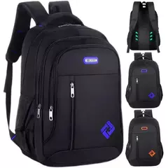 Mochila impermeável para notebook para homens, mochila multifuncional, bolsa casual, filme