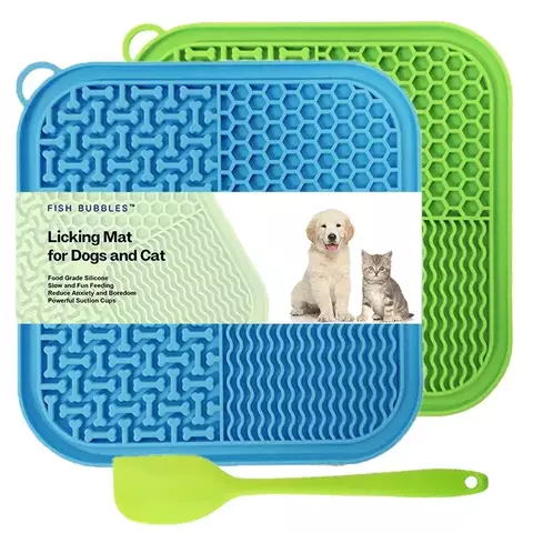 Lambendo esteira para cães e gatos, Premium Lick Pad com ventosas, Alívio da ansiedade, Tigelas para cães de alimentação lenta