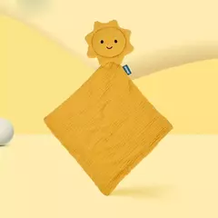 Bebê Segurança Cobertor Macio Algodão Musselina Consolador para Recém-nascido Infantil Dormir Snuggle Toy Stuffed Animal Acalme Appease Toalha