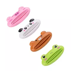 Dispensador plástico fácil do dentífrico para o banheiro home, espremedor animal do dentífrico, suporte do rolamento, tubo da pasta do dente, 1 Pc - loja online