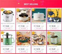 Mini Fogão De Arroz Elétrico MultiCooker Portátil Fogões De Arroz Doméstico 12V 24V 220V Panelas De Máquina De Cozinhar Panelas Para O Caminhão Do Carro Casa na internet