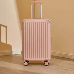 Mala de alumínio do curso do quadro, portador de bagagem, caixa do trole, cabine de transporte, 20 "24" 28";;VERDADEIRO;;"A09White suitcase,28 Inch - comprar online