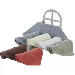 Soft Square Face Towel for Kids, 100% Algodão, Toalha de Mão, Face Wash, Child Washcloth, Pure Absorvente, Facial Care, Home, 34x34cm - Wolf Magazine