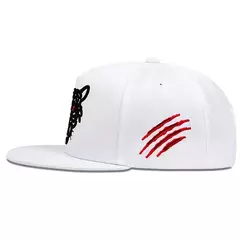Boné masculino bordado tigre, chapéu snapback de algodão, ajuste adulto, sol casual ao ar livre, moda hip-hop, osso - Wolf Magazine