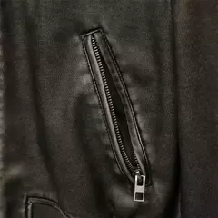 ZVRI-Jaqueta bomber vintage feminina, casaco de couro de imitação, estilo superior, nova, 2023 - loja online