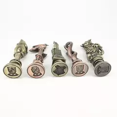 Harry Potter Time Turner Ampulheta Emblema De Metal, Conjuntos De Anéis De Broche, Varinha Mágica De Quadribol, Chaveiro De Pedra Mágica, Colar Caixa De Presente