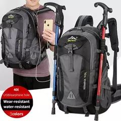 Mochila de viagem impermeável de nylon para homens, mochila de viagem casual ao ar livre, senhoras caminhadas camping montanhismo, sacos esportivos para jovens, novo