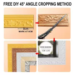 10m/rolo 3d guarnição de parede linha rodapé borda auto adesivo à prova dwaterproof água rodapé papel de parede adesivo para sala decoração casa - loja online