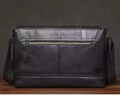 ROOG-Maleta de couro genuíno, bolsa mensageiro de luxo masculina, estilingue de ombro vintage, tiracolo para iPad 12.9 ", alta qualidade na internet