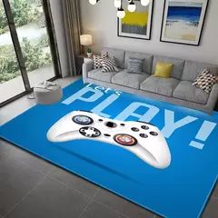 3d impressão gamer controlador padrão sala de estar tapetes antiderrapante cas