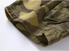 Camuflagem de algodão masculino Bermuda Beach Jogger Shorts masculino para carga, Breeche casual, verão, Dropshipping quente, novo na internet