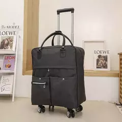 Mala de viagem Duffel impermeável unisex, portátil, expansível, dobrável sacos de bagagem com roda, sacos noturnos, durante a noite, novo - Wolf Magazine