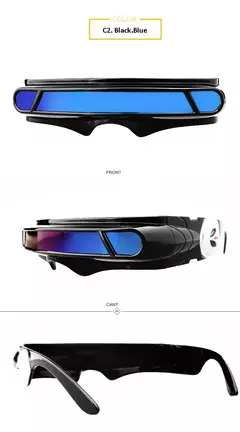 X-men Cyclops Cosplay óculos polarizados para homens mulheres Memory Material Shield Designer Sunglasses na internet