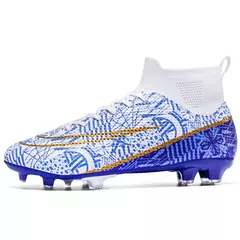 Botas longas de futebol para homens, grama infantil, TF, FG Training Soccer Shoes, tênis esportivos profissionais, tênis de futebol ao ar livre na internet