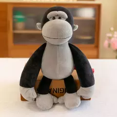 Imagem do Brinquedos de pelúcia de pelúcia para crianças, bonecas macias, selva, leão, elefante, tigre, cachorro, raposa, macaco, veado, presente kawaii para crianças, hobbie