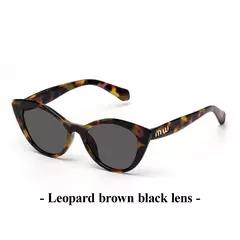 Ruiao-Cat Eye óculos escuros para homens e mulheres, marca de luxo, designer, alta qualidade, carta, óculos, menina, moda, óculos, 2024 - loja online