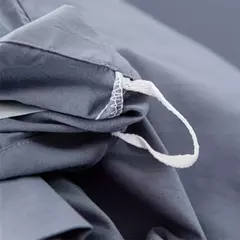 Conjunto de edredão duplo, Conjunto de cama de algodão torção sólida, Quilt Cover King Size, 100% Algodão, 220x240, 3Pcs - Wolf Magazine