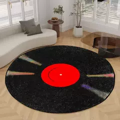 Preto Plush tapetes de cabeceira, Interessante Tapetes Sala, Grande área, Confortável Decoração CD Quarto - comprar online