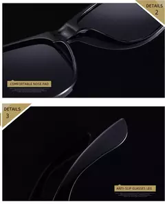 Óculos de sol quadrados clássicos polarizados para homens e mulheres, óculos de sol preto retrô antireflexo, moda masculina e feminina, verão - Wolf Magazine