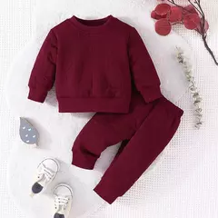 Conjunto de roupas infantis para o dia dos namorados, camiseta e calça de manga comprida, roupa infantil para bebê recém-nascido, 3-24 meses - loja online