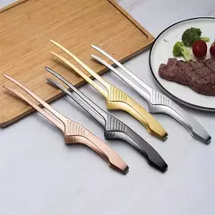Multifuncional Barbecue Metal Anti-Slip Clips, Clipes De Alimentos Delicados, Braçadeira De Pinças Autônoma, Gadgets De Cozinha, Acessórios De Churrasco
