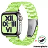 Pulseira Link Transparente para Apple Watch, Banda 44mm Ultra, 49mm, 41mm, 45mm, 40mm, 42mm, 38mm, iWatch Series 8, 7, 6, 5, 4, 3, SE
