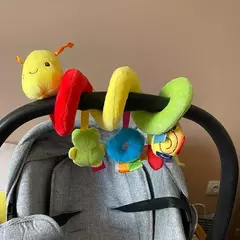 Imagem do Berço Pendurado Chocalhos Brinquedos, Assento de carro, Macio Mobiles, Carrinho Berço, Berço Brinquedo Espiral, Pram Dolls, Presente recém-nascido