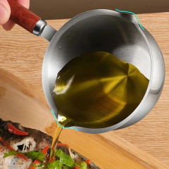 Panela de óleo quente de aço inoxidável molho quente panela pequena cozinhar manteiga pote de derretimento tarefas de cozinha kitche cozinhar manteiga - comprar online