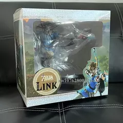 Imagem do Anime lenda de zelda figura respiração do selvagem figma 319 320 figuras link zelda mestre espada figura de ação figma 153 céu espada