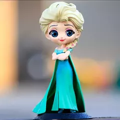 Imagem do 14-16cm princesa q posket neve branca sereia cinderela belle mulan jasmim tinkerbell aurora pvc ação figuretoy crianças presentes
