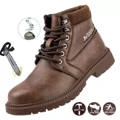 Sapatos de segurança indestrutível masculina, Botas de construção, Anti-Piercing e Smash, Proteção do trabalho, Trabalho, Impermeável na internet