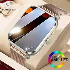 Smartwatch Sport Full Touch com Caixa para Homens e Mulheres, Relógios de Fitness, Chamada Bluetooth, Açúcar no Sangue, Presente, Tela 1.83 ", Novo, 2024 na internet