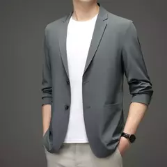 Blazers masculinos de negócios slim fit, blazers casuais, casacos de primavera, roupas formais, casacos de grife masculinos, tamanho 4x, novos, verão - comprar online