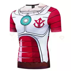 Camisas de Compressão de Secagem Rápida para Homens, Anime Goku Camisetas, Manga Curta, Vegeta Cosplay Costume Tops, Dragon Ball Z - loja online
