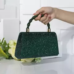 Bolsa leve bordada para mulheres, bolsa de luxo com corrente de sling, sensação alta, vestido de festa de casamento